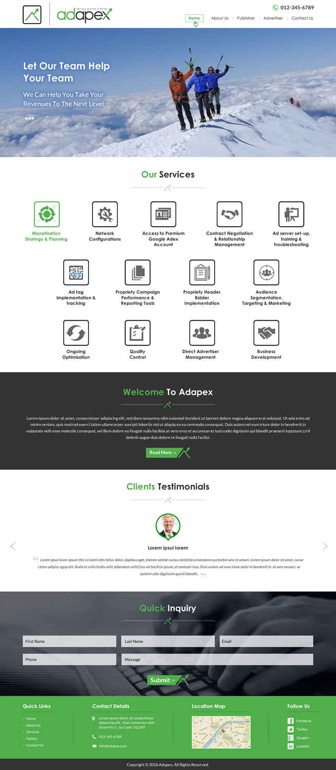 Web Design by Sbss for this project | Design #11424216