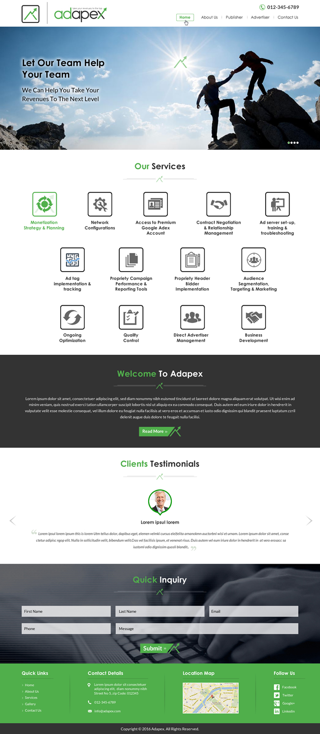 Web Design by Sbss for this project | Design #11424223