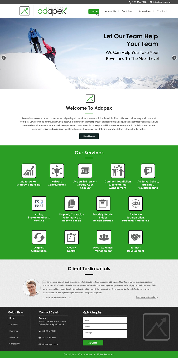Web Design by Sbss for this project | Design #11424238