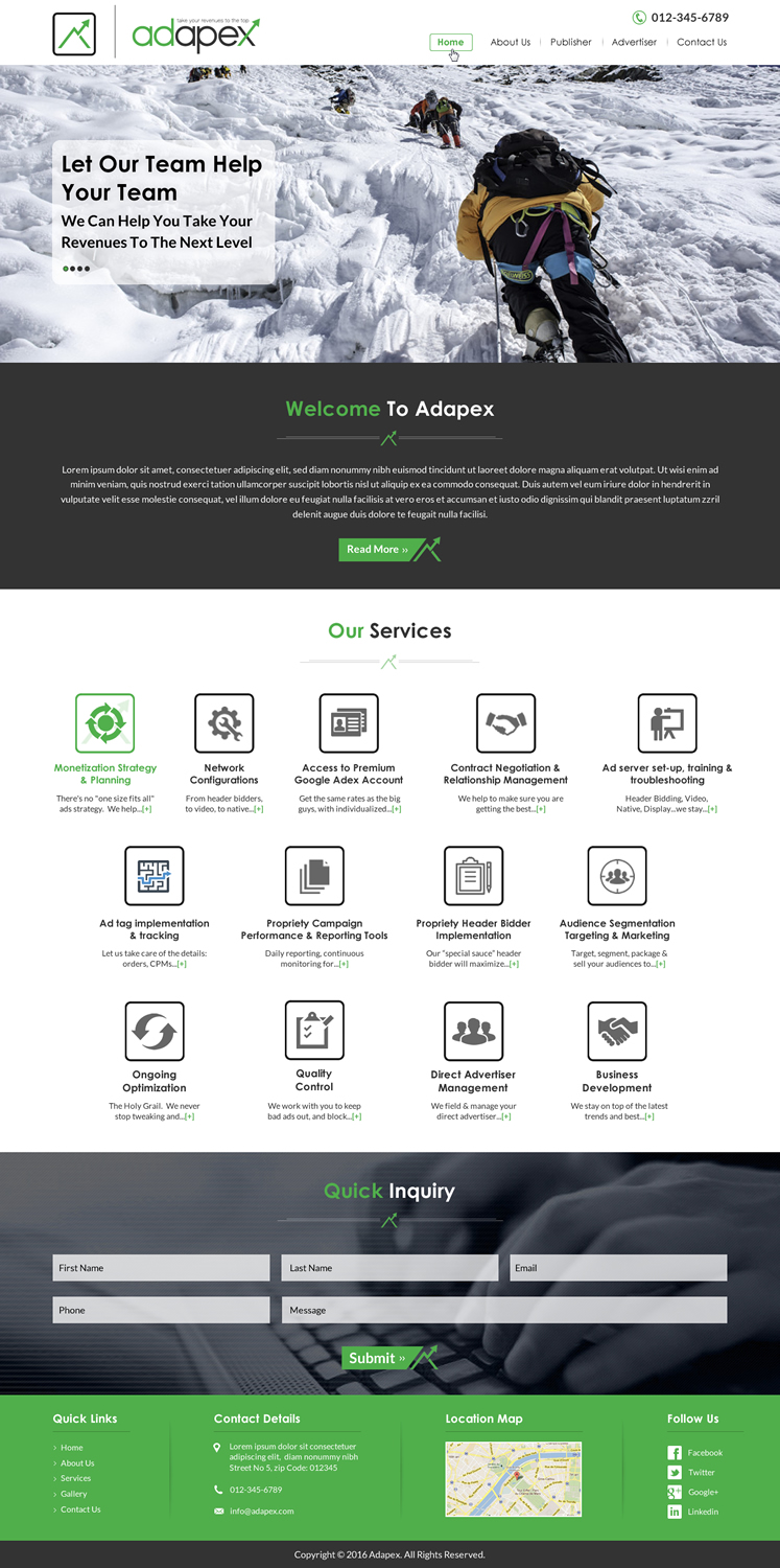 Web Design by Sbss for this project | Design #11429623