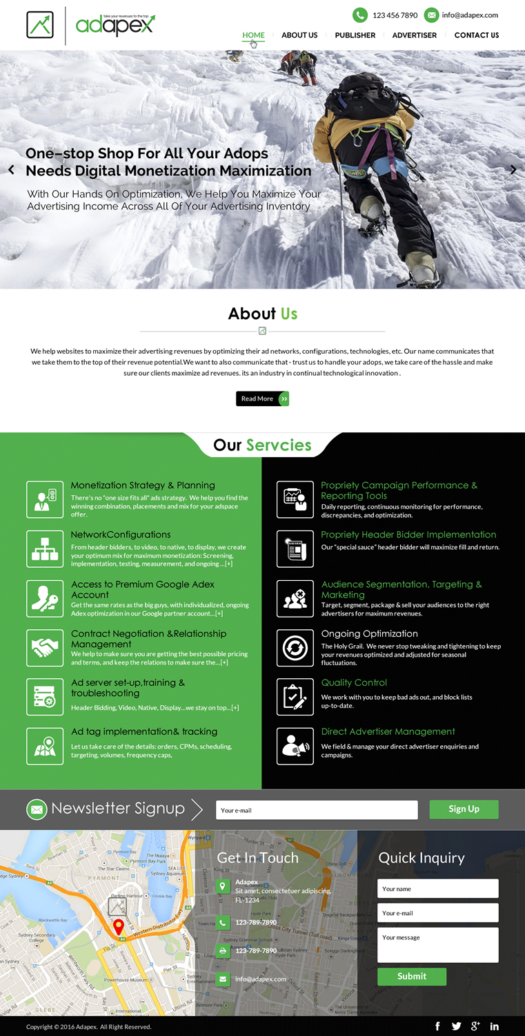Web Design by Sbss for this project | Design #11441871