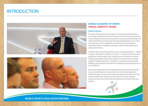 Word Template Design by Infinitive Technology for World Academy of Sport | Design: #10112934