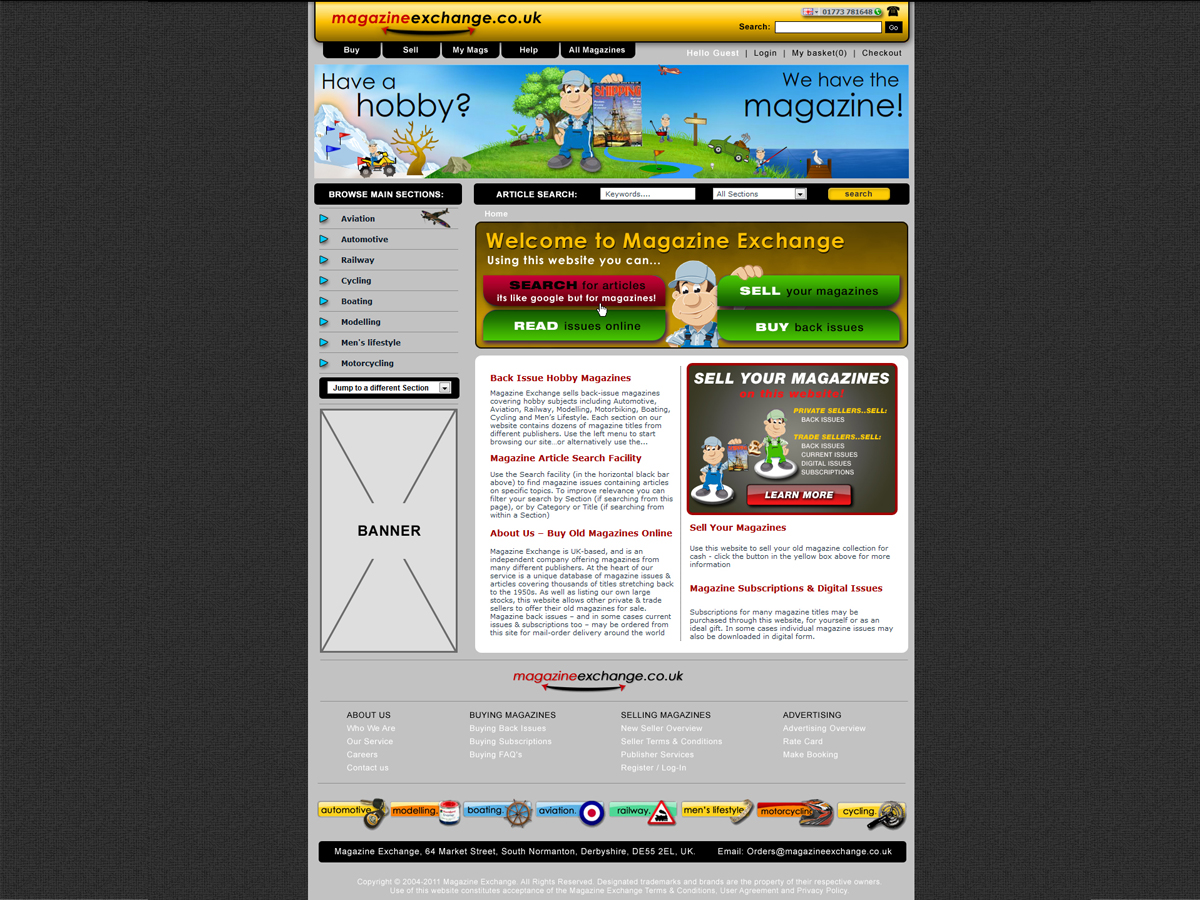 Web Design par neboica pour Magazine Exchange | Design #450755