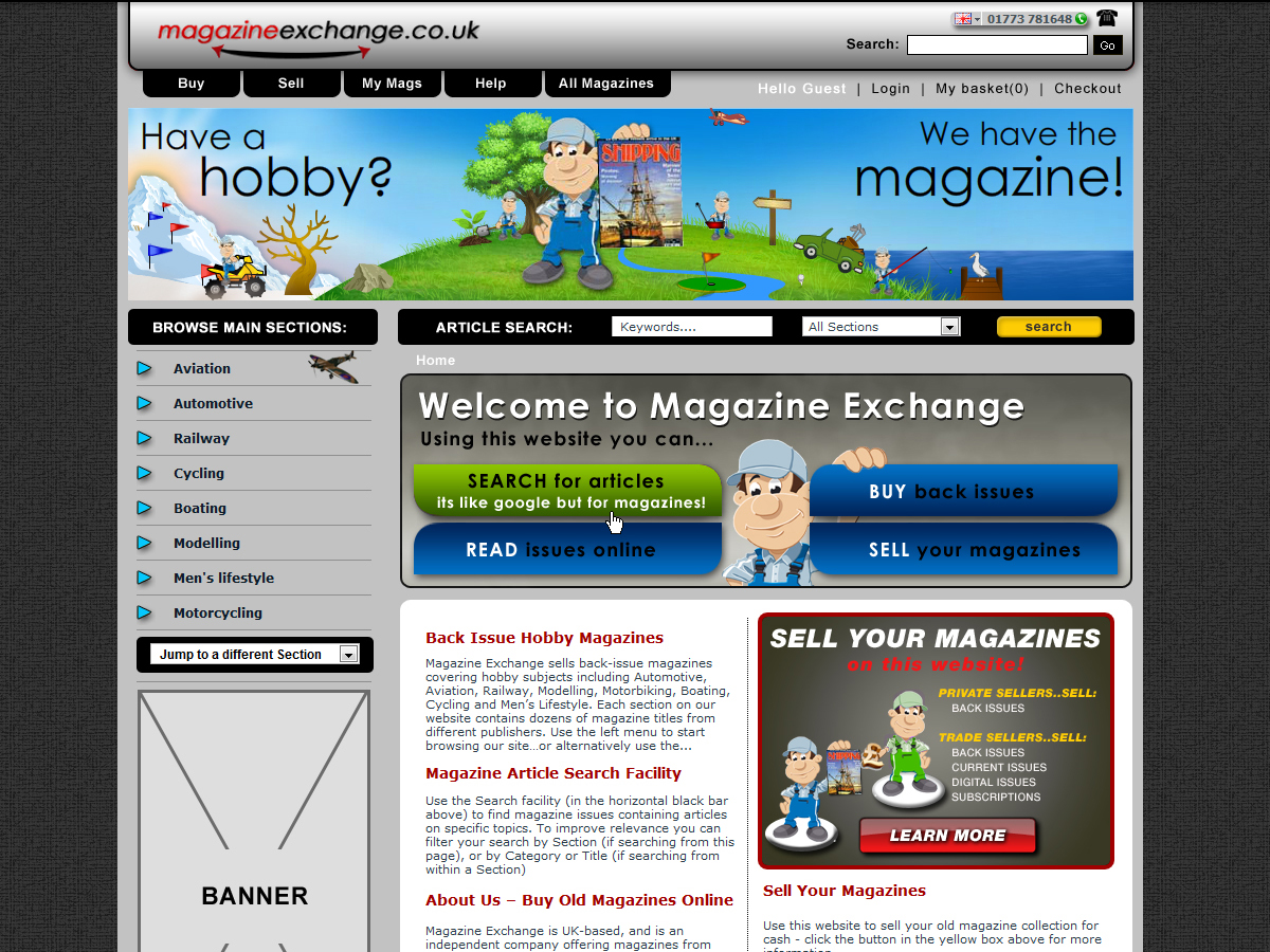 Web Design par neboica pour Magazine Exchange | Design #450759