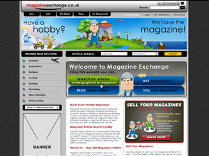 Web Design by neboica for Magazine Exchange | Design: #450759