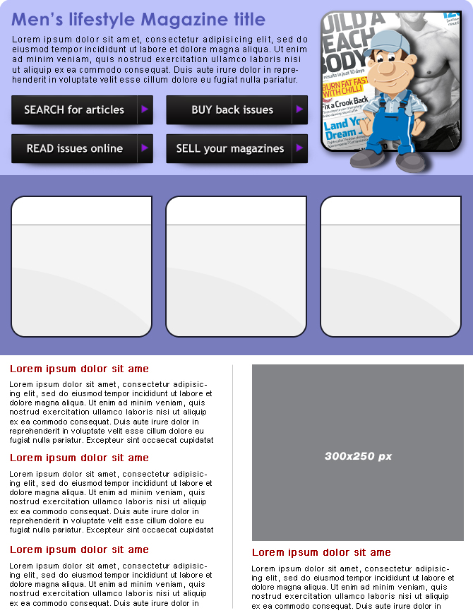 Web-Design von neboica für Magazine Exchange | Design #454519