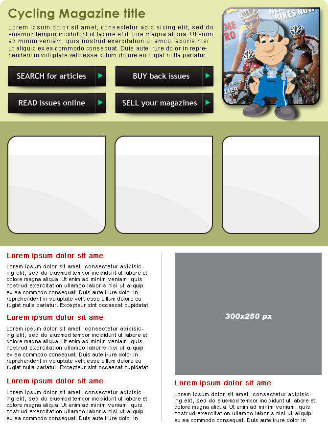 Web Design par neboica pour Magazine Exchange | Design #454521
