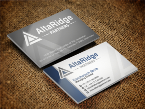 Business Card Design by Pixi Dust for AltaRidge Partners | Design: #10017567