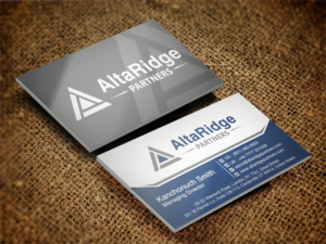 Design de Carte de Visite par Pixi Dust pour AltaRidge Partners | Design : #10017583