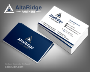 Design de Carte de Visite par adiazudin pour AltaRidge Partners | Design : #10287101