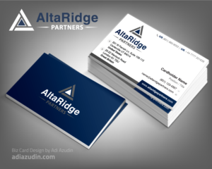 Design de Carte de Visite par adiazudin pour AltaRidge Partners | Design #9992344