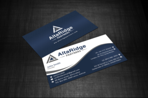 Diseño de Tarjeta de Presentación por shaikhdesign para AltaRidge Partners | Diseño: #10014816