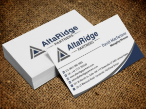 Business Card Design by Lanka Ama for AltaRidge Partners | Design: #10017557