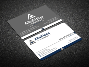 Business Card Design by Verified artistry for AltaRidge Partners | Design: #10012614