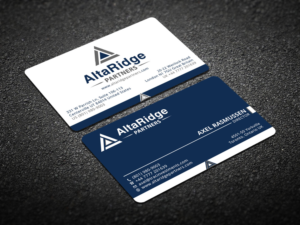 Design de Carte de Visite par Verified artistry (Design garden) pour AltaRidge Partners | Design : #10012616