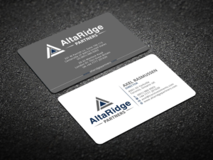 Business Card Design by Verified artistry (Design garden) for AltaRidge Partners | Design: #10012617