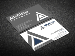 Design de Carte de Visite par Verified artistry (Design garden) pour AltaRidge Partners | Design : #10012628