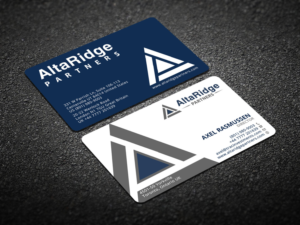 Business Card Design by Verified artistry (Design garden) for AltaRidge Partners | Design: #10012633