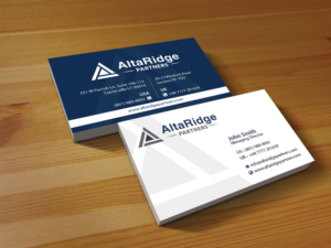 Design de Carte de Visite par Creations Box 2015 pour AltaRidge Partners | Design : #10314981