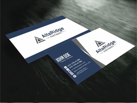 Business Card Design by S.M.T.M for AltaRidge Partners | Design #10160093