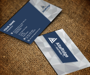 Diseño de Tarjeta de Presentación por RWDStudio para AltaRidge Partners | Diseño: #10003939