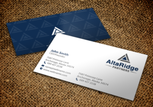 Design de Carte de Visite par chandrayaan.creative pour AltaRidge Partners | Design : #10093554