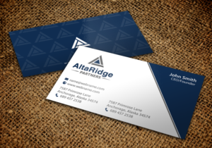 Design de Carte de Visite par chandrayaan.creative pour AltaRidge Partners | Design : #10093558