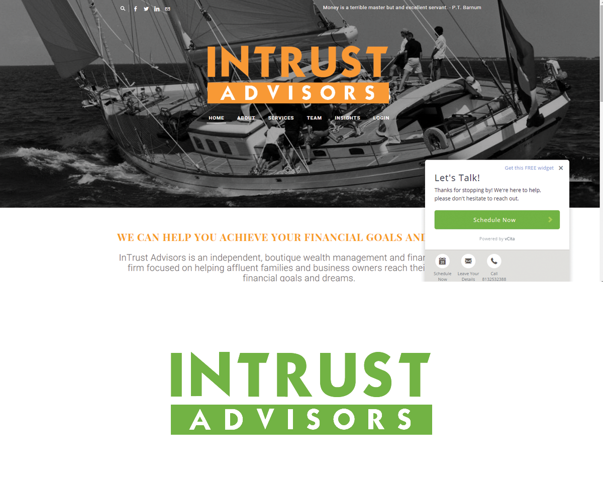 Design de Logo par Navneet Singh pour InTrust Advisors, Inc. | Design #10187948