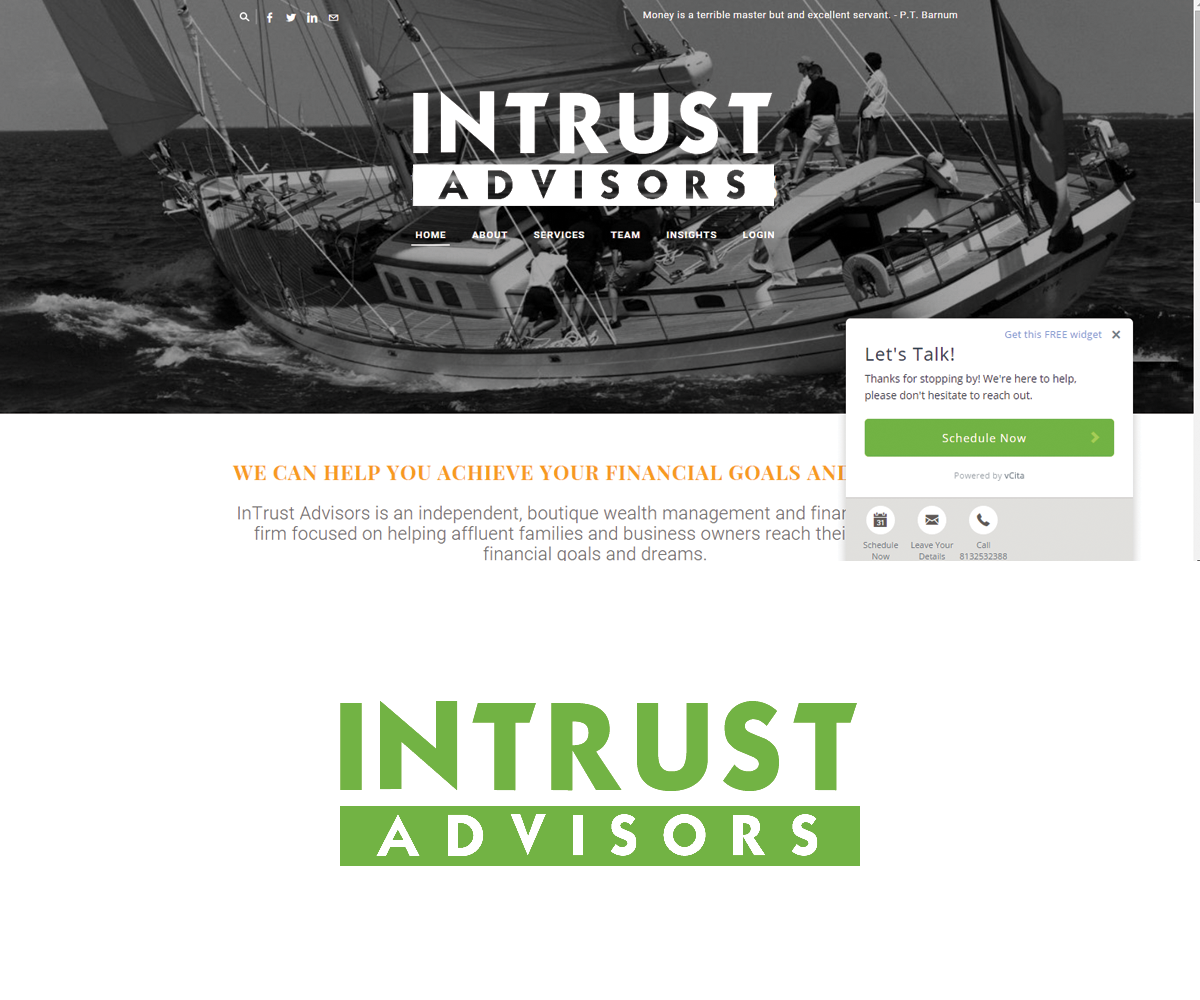 Design de Logo par Navneet Singh pour InTrust Advisors, Inc. | Design #10187962