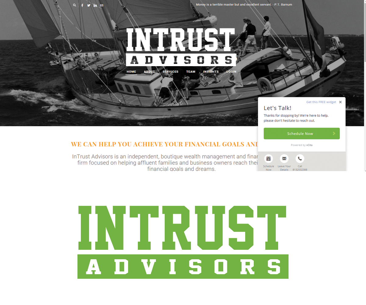 Design de Logo par Navneet Singh pour InTrust Advisors, Inc. | Design #10187994
