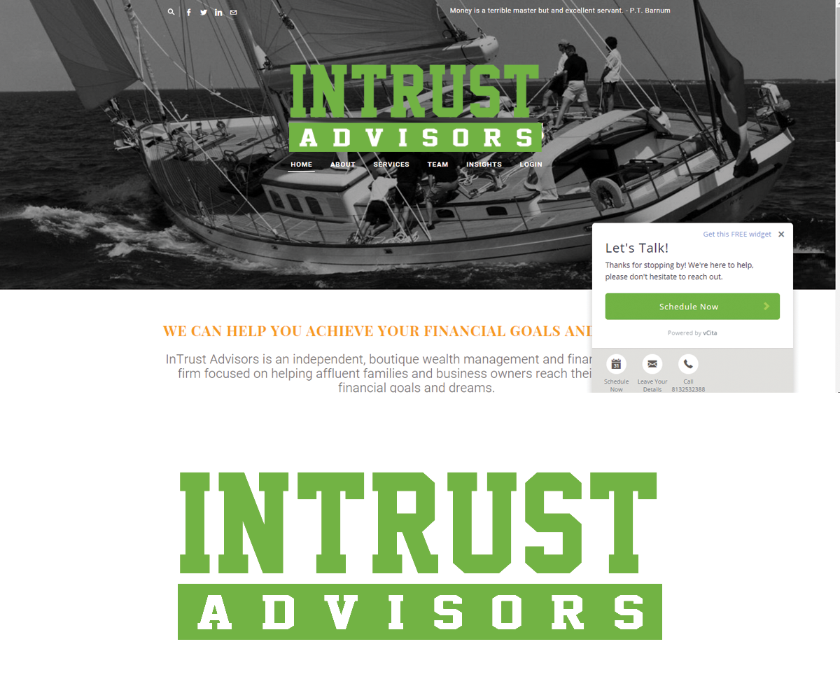 Design de Logo par Navneet Singh pour InTrust Advisors, Inc. | Design #10187995