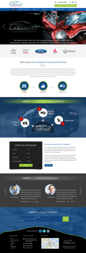 Web Design by Sbss for this project | Design: #10289477
