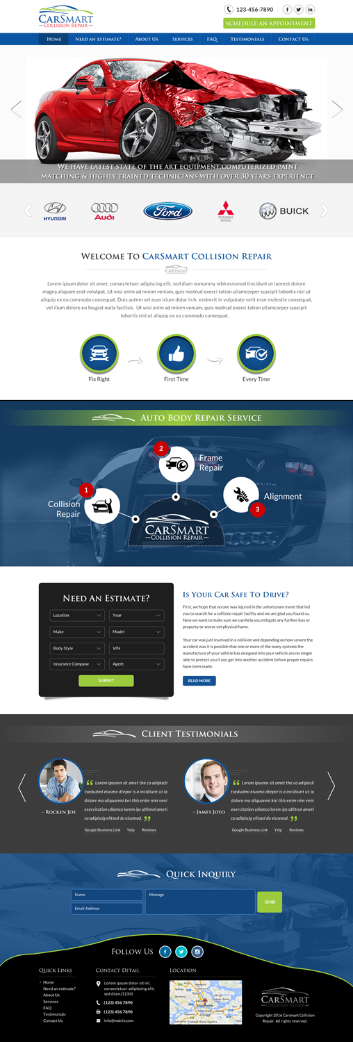 Web Design by Sbss for this project | Design #10289478