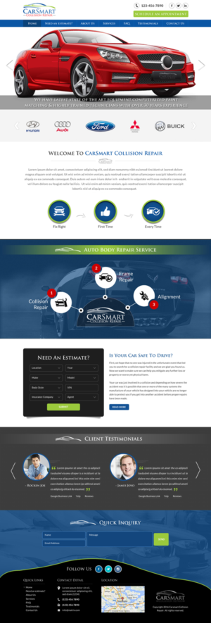 Web Design by Sbss for this project | Design: #10289480