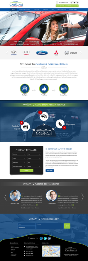 Web Design by Sbss for this project | Design: #10289481