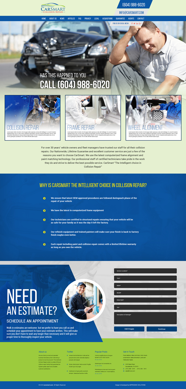Web Design par Impressive Sol pour ce projet | Design #10130720
