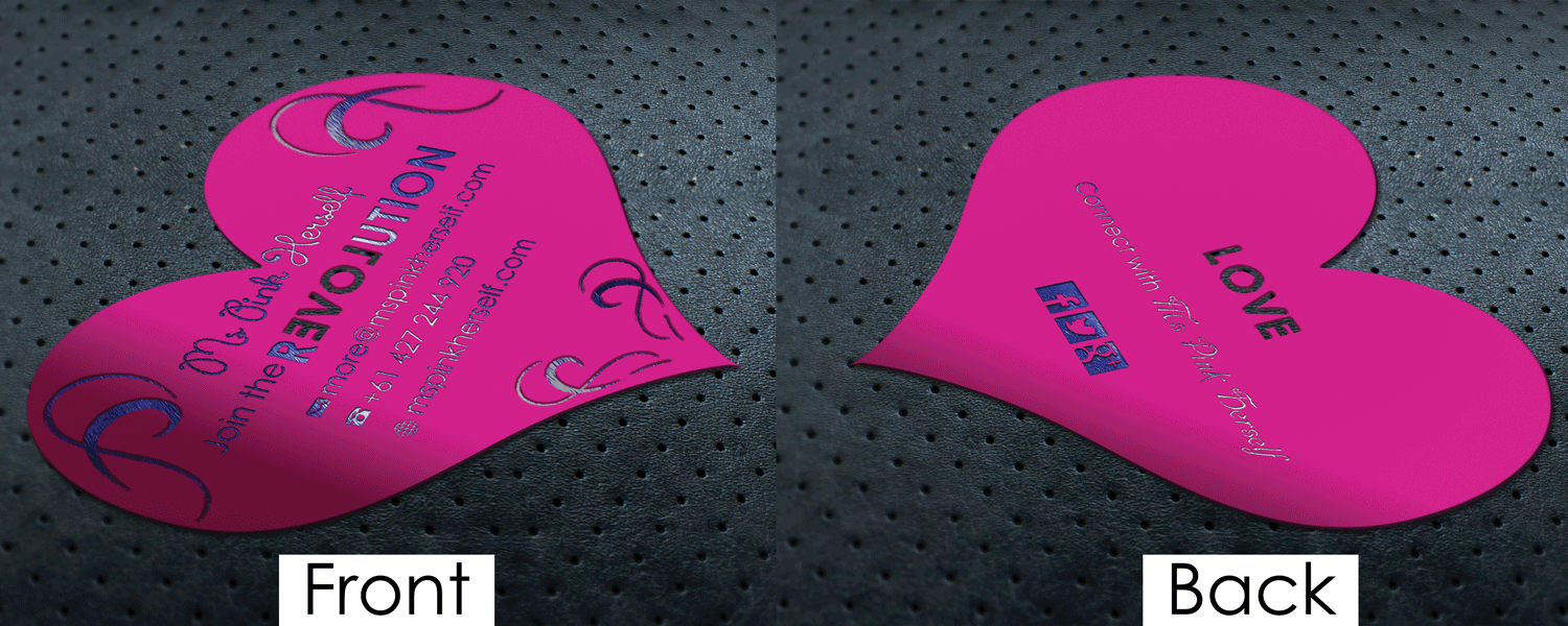 Business Card Design by Riz' for Ms Pink Enterprises Pty Ltd | Design #10126737