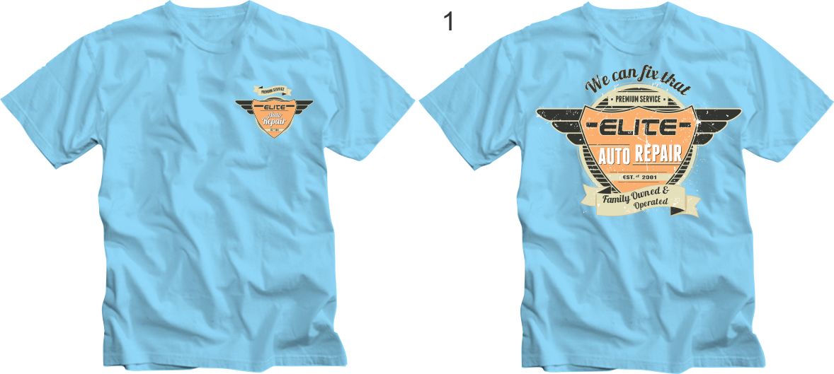 T-shirt Design by Nikola Simonovikj for Elite Auto Repair | Design #2219245