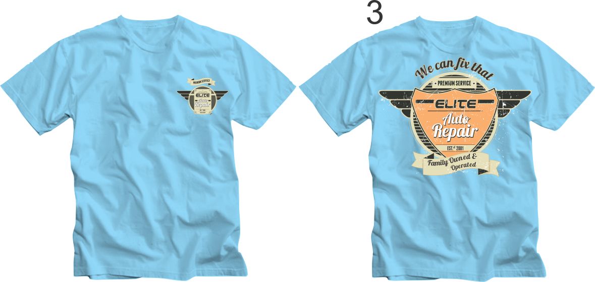 T-shirt Design by Nikola Simonovikj for Elite Auto Repair | Design #2219429