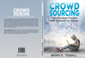 Creative book cover for my dissertation on Crowdsourcing | Design de Couverture de Livre par Gfx.26™