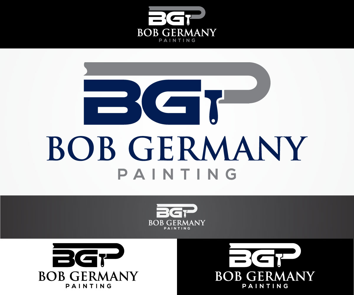 Logo Design by sangeloenriquez for Bob Germany Painting Contractors Pty Ltd | Design #10009792