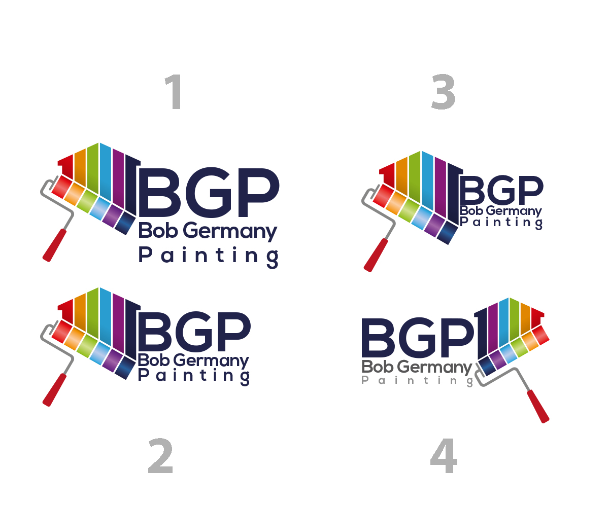 Logo Design by Holy_Gun for Bob Germany Painting Contractors Pty Ltd | Design #10253719