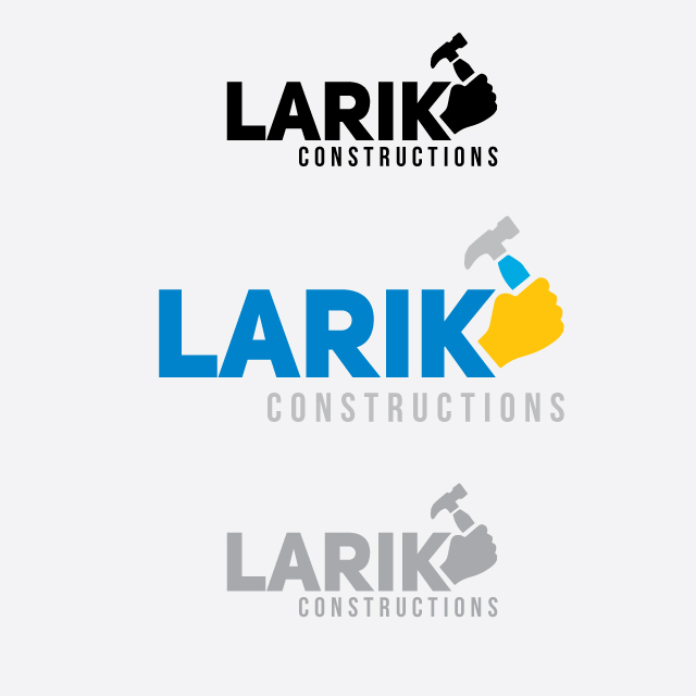 Logo-Design von Vladimir Vujeva für Larik Constructions | Design #10015599