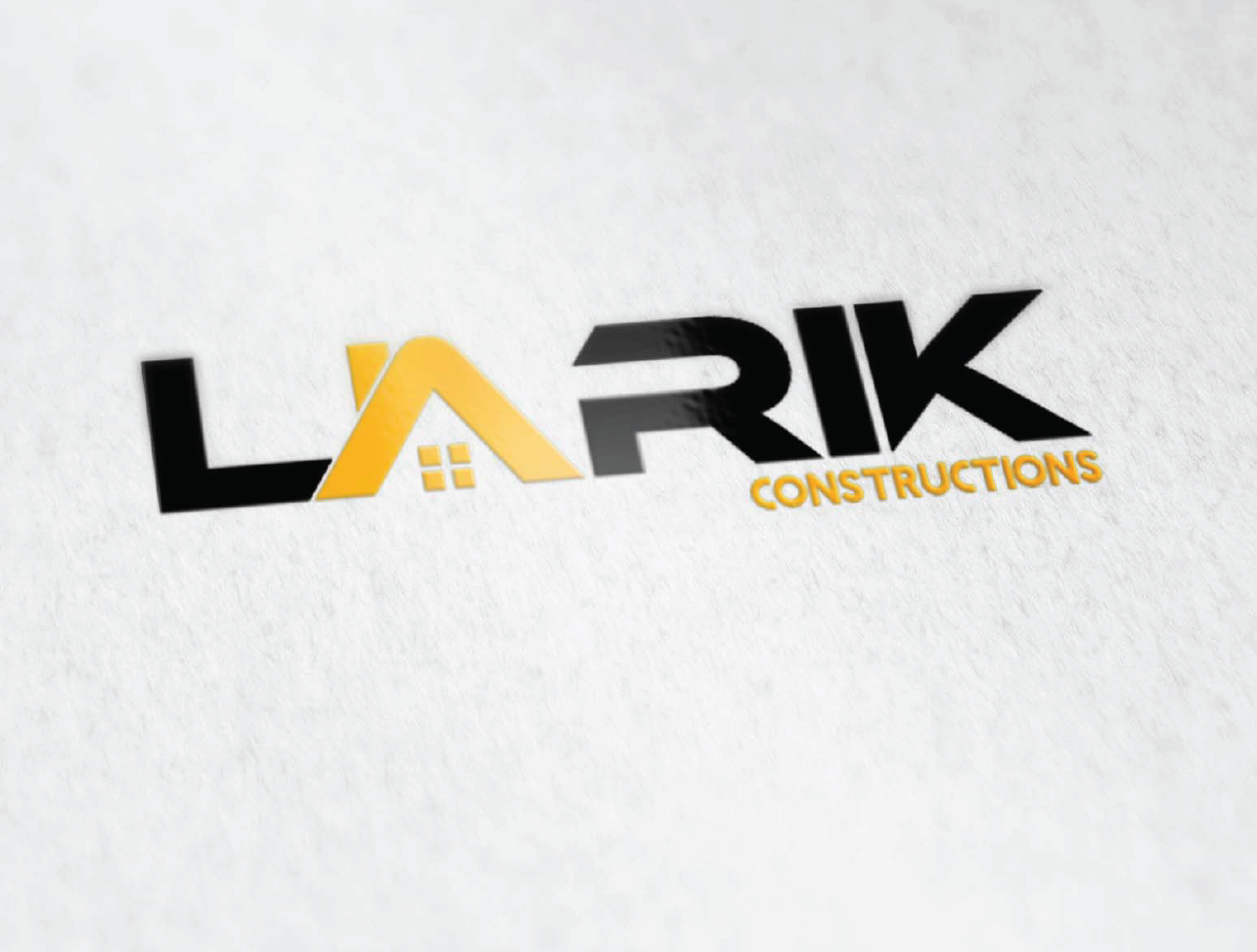 Logo Design by jika for Larik Constructions | Design #10185753