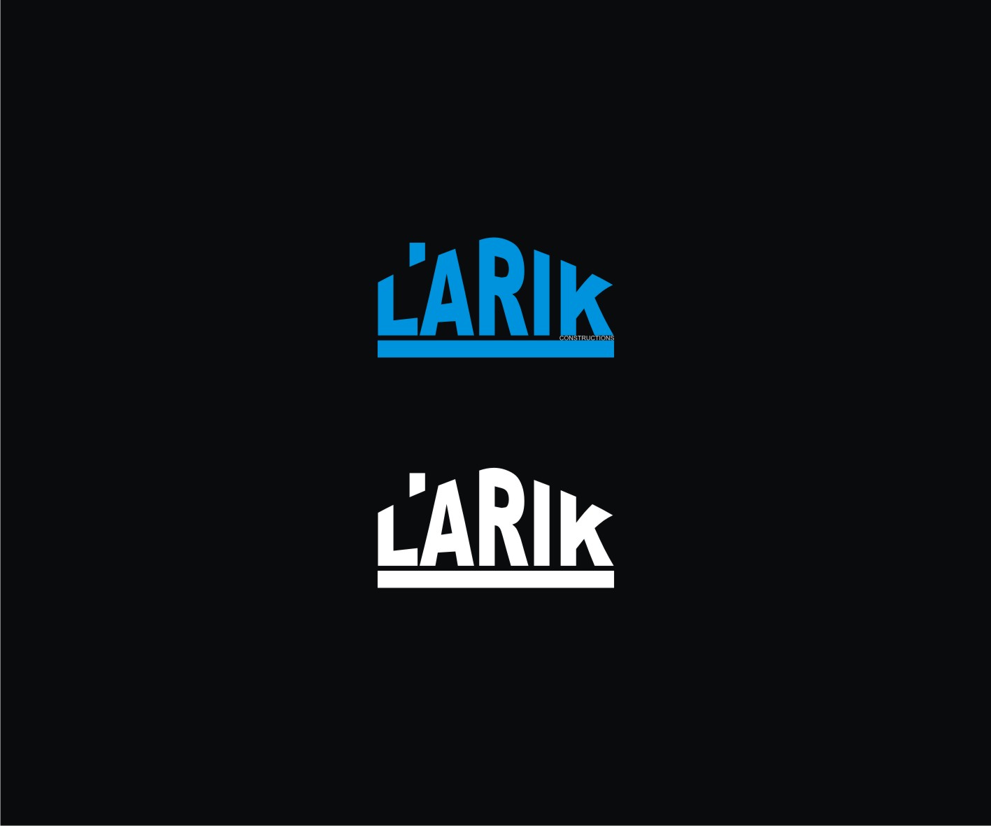 Logo Design by yudishcore for Larik Constructions | Design #10307984