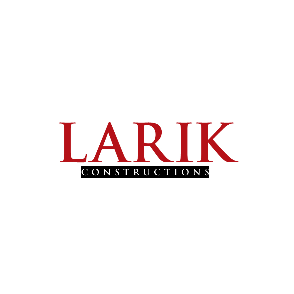 Logo Design by H4R5Z for Larik Constructions | Design #10086150