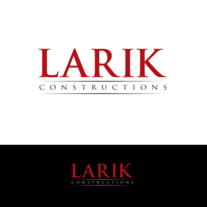 Logo Design by H4R5Z for Larik Constructions | Design: #10086288