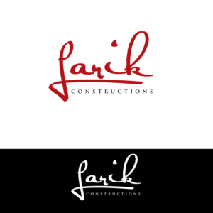Logo Design by H4R5Z for Larik Constructions | Design: #10086445