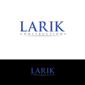 Logo Design by H4R5Z for Larik Constructions | Design: #10087984