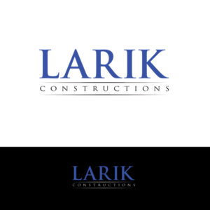 Logo Design by H4R5Z for Larik Constructions | Design: #10087985
